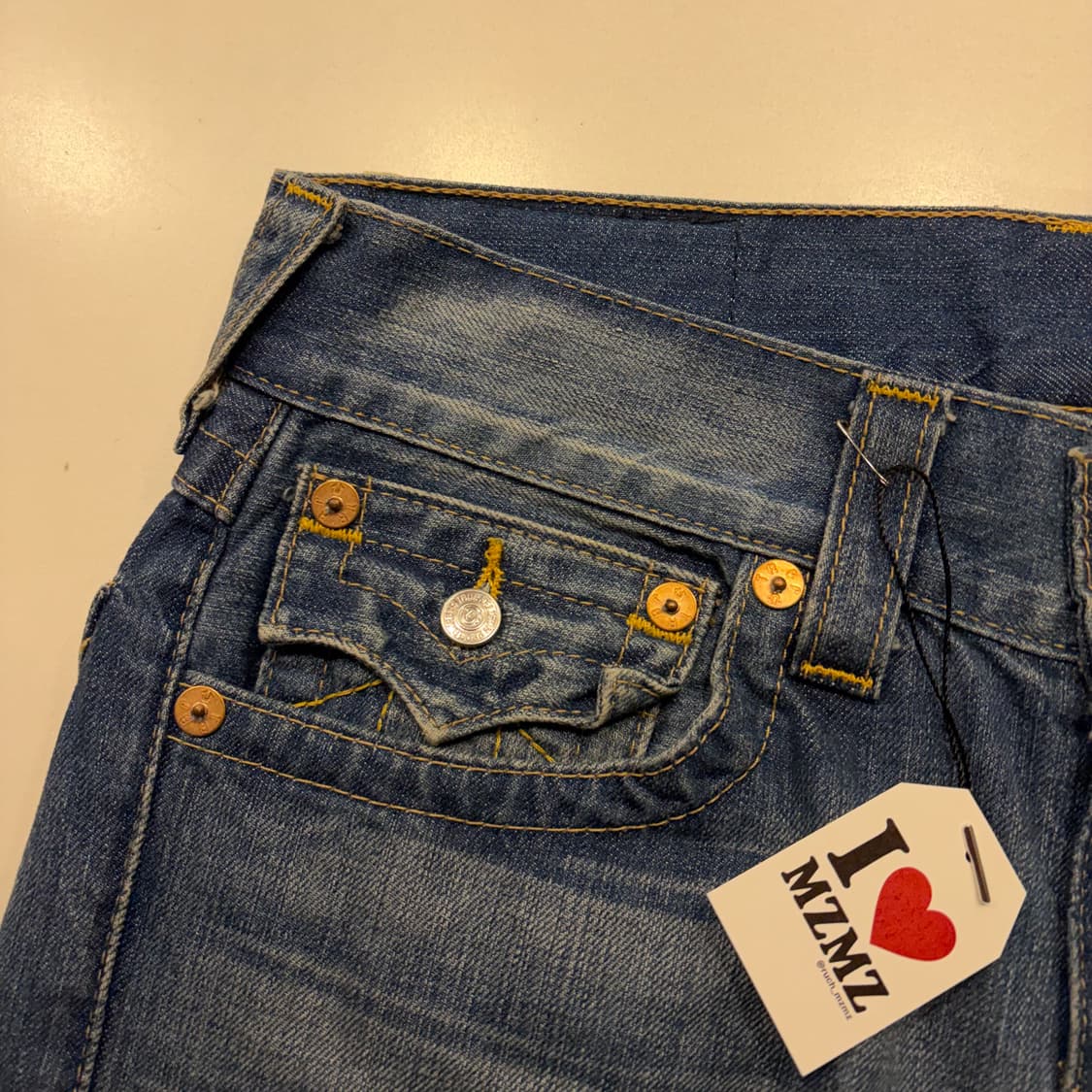 [30] 트루릴리젼 스트레이트 데님 청바지 팬츠 B895 상품이미지6