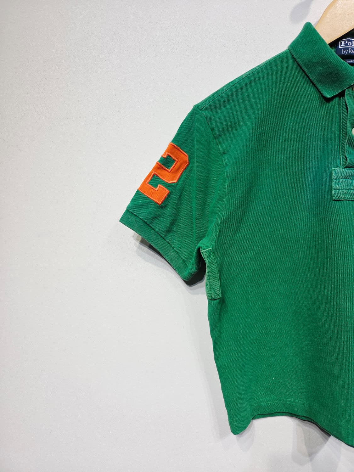 폴로 랄프로렌 커스텀핏 폴로클럽 카라티 그린 상품이미지4