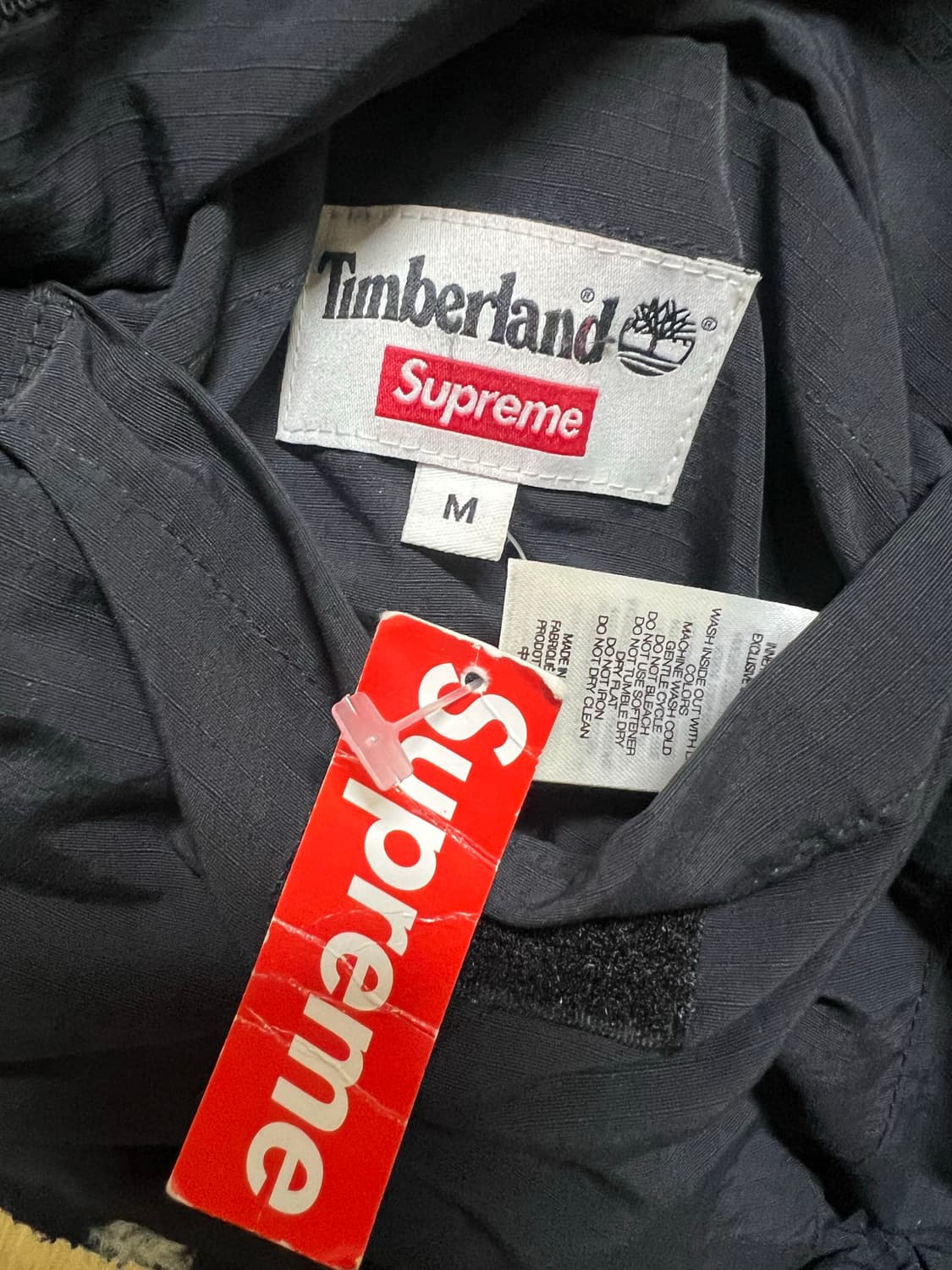 슈프림X팀버랜드 테크웨어자켓 블랙 상품이미지5