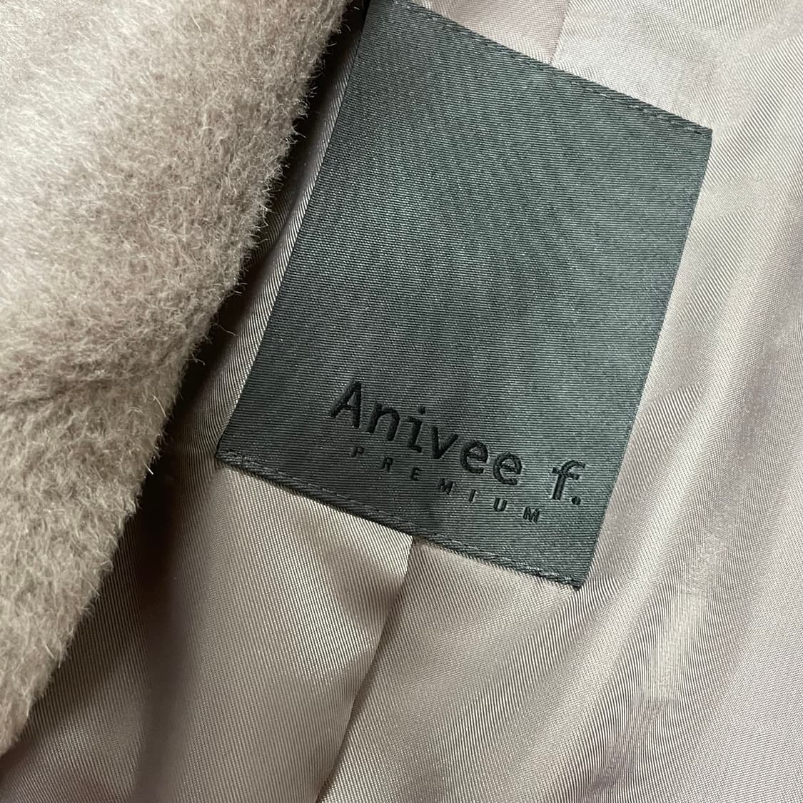 Anivee f. 베이지색 롱코트 상품이미지4