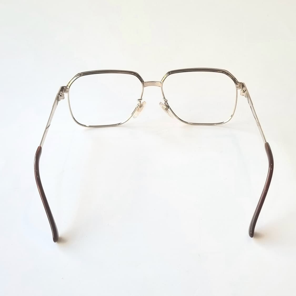 데드스탁 XXL 클래식 골드 메탈 스퀘어  빅사이즈 안경테 상품이미지6