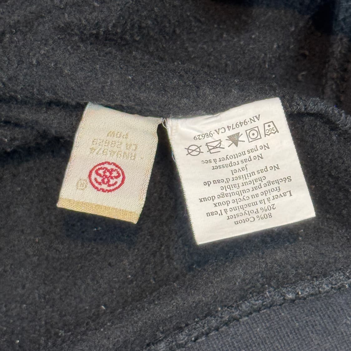 L) 스투시 STUSSY X 소프넷 콜라보 후드티 블랙 상품이미지8