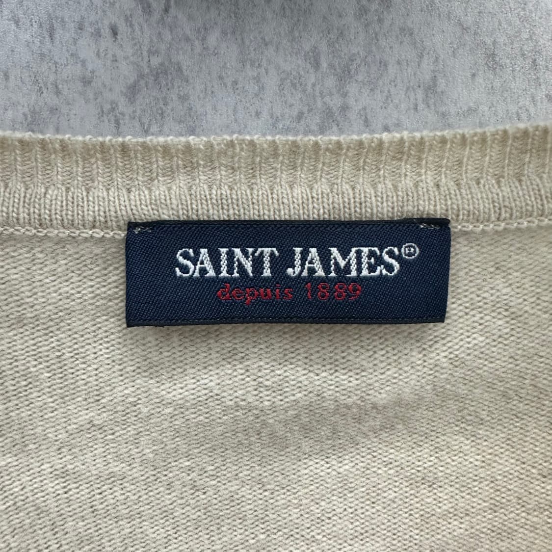 90 세인트제임스 여자 브이넥 울 니트 상품이미지3