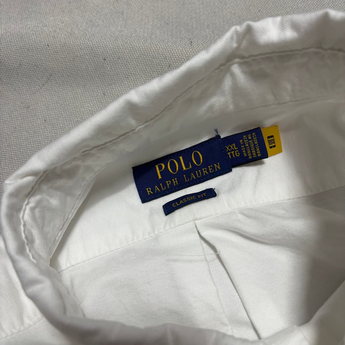 XL 폴로랄프로렌 클래식핏 화이트 셔츠  상품이미지4