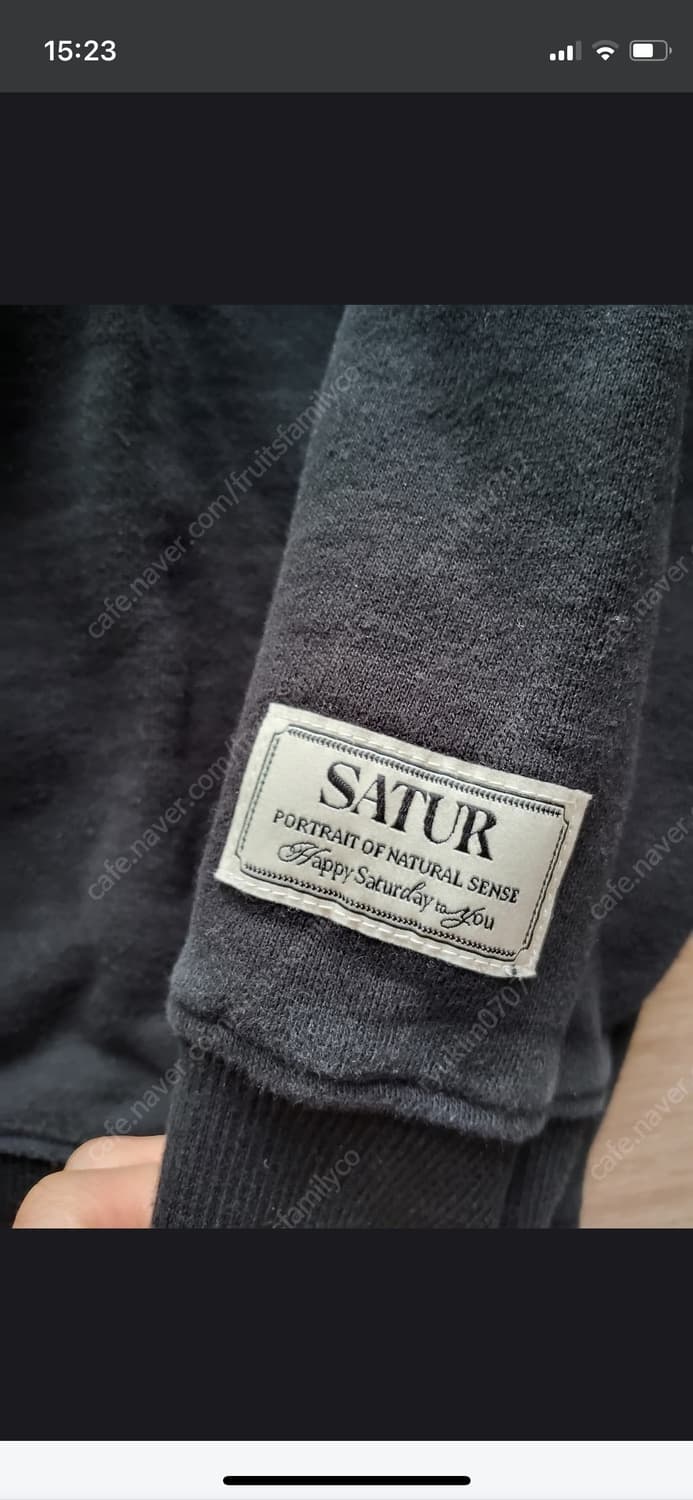 세터 24FW 엔젤그래픽 자수 맨투맨 스웨트셔츠 L 상품이미지4