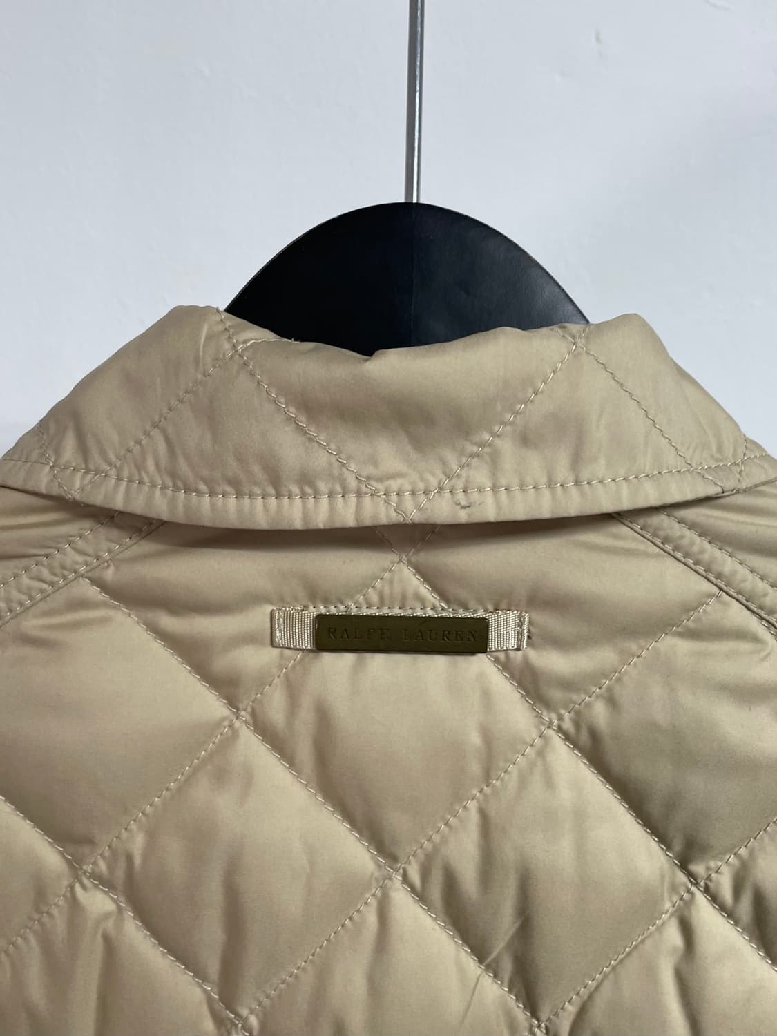 폴로 랄프로렌 크림베이지 투웨이 퀼팅자켓 (on.331)   상품이미지6