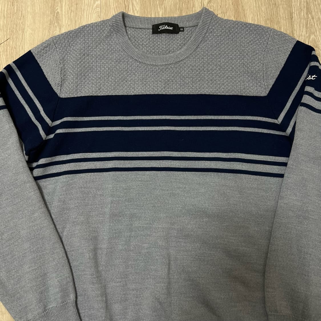 타이틀리스트 남성 골프웨어 라운드 니트 LL  상품이미지2