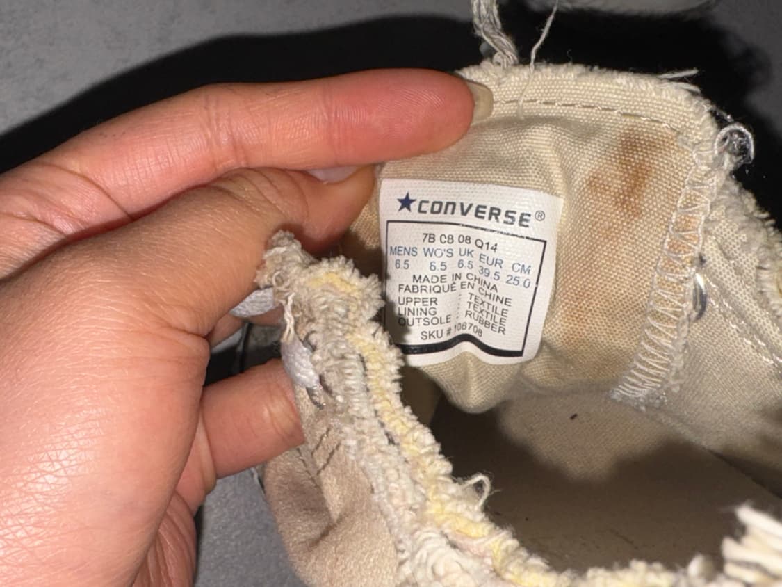 빈티지 컨버스 척테일러 아이보리  상품이미지3