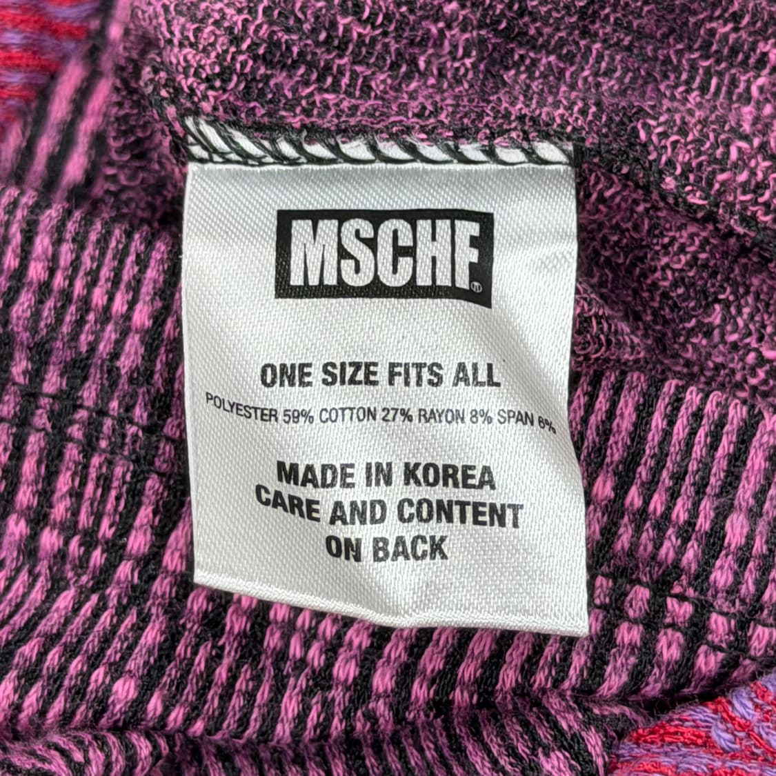 미스치프 크롭 니트 배색 반팔티 상품이미지4