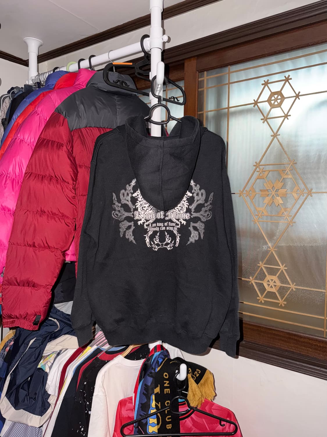 North Sea Ancestress 기모 후드 집업 후디 Y2K 상품이미지2