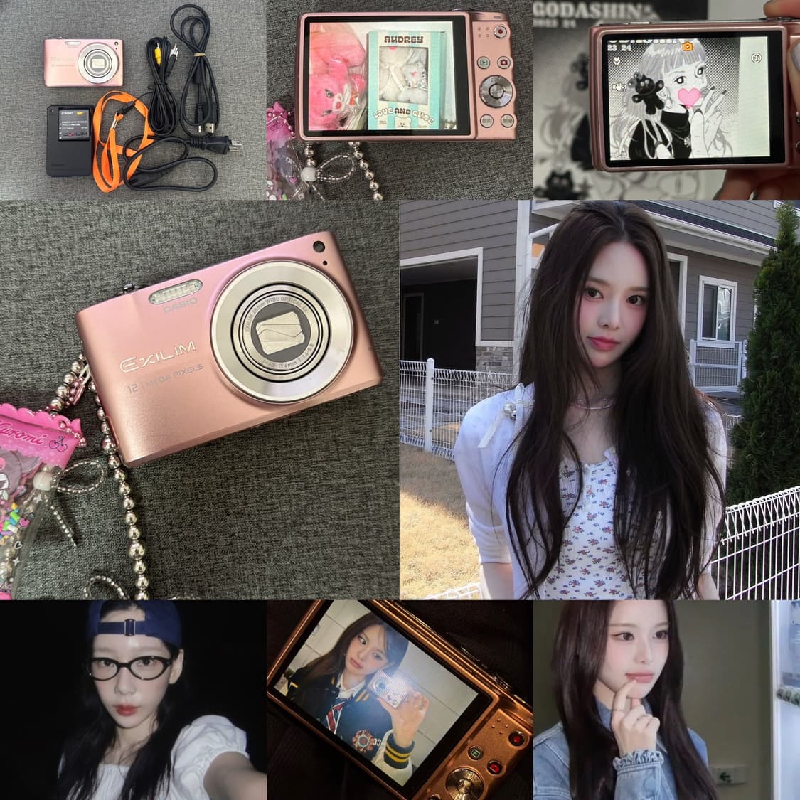 태연 방지민 디카 🎀카시오 엑슬림 EX-Z400 핑크 상품이미지1
