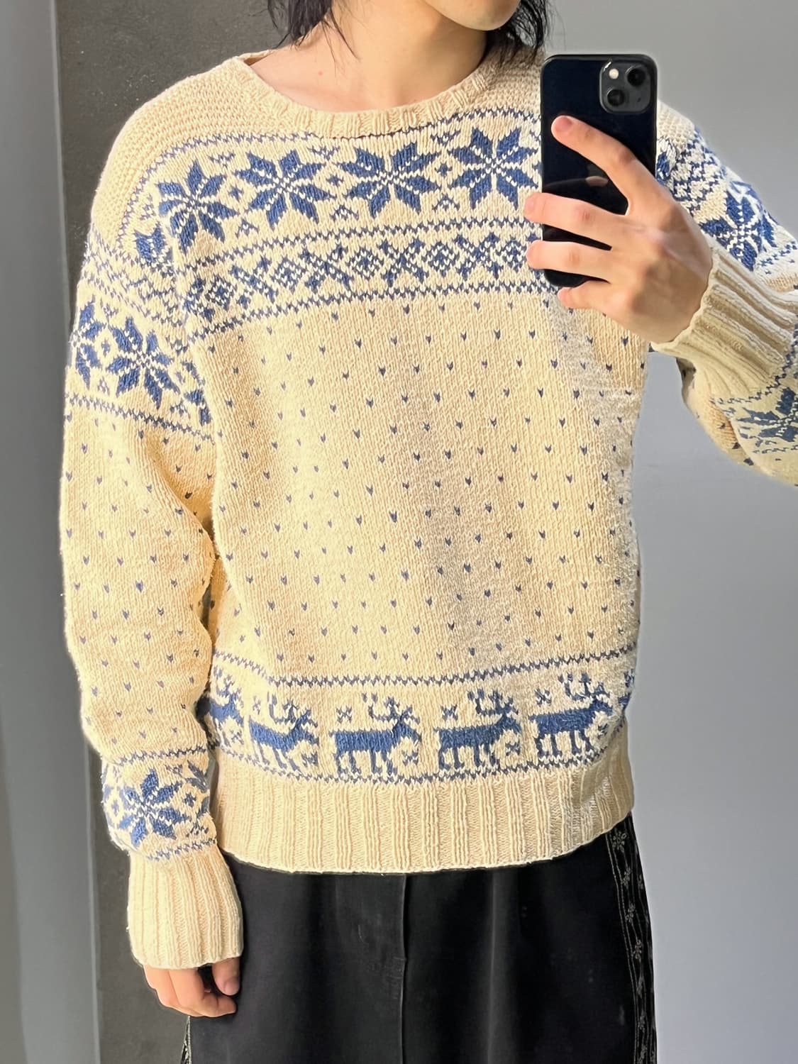 폴로 랄프로렌 노르딕 스노우 플레이크 스웨터 상품이미지2