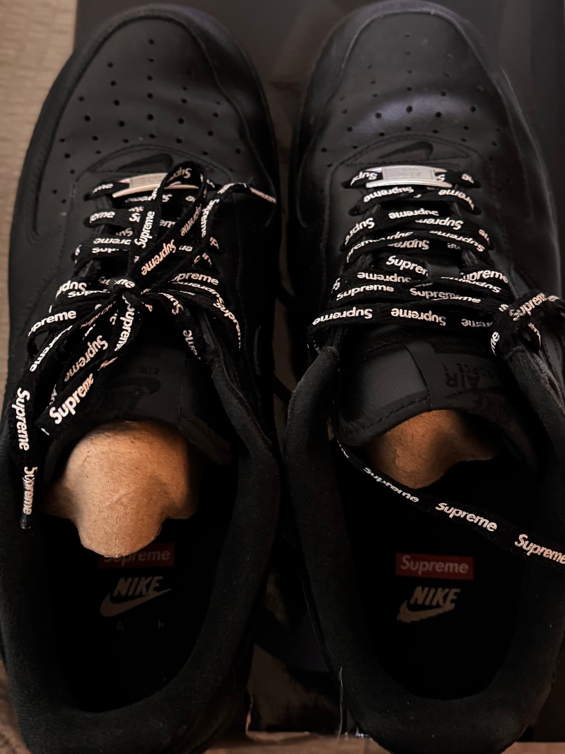 슈프림 에어포스 265 올검 트리플 블랙 상품이미지2