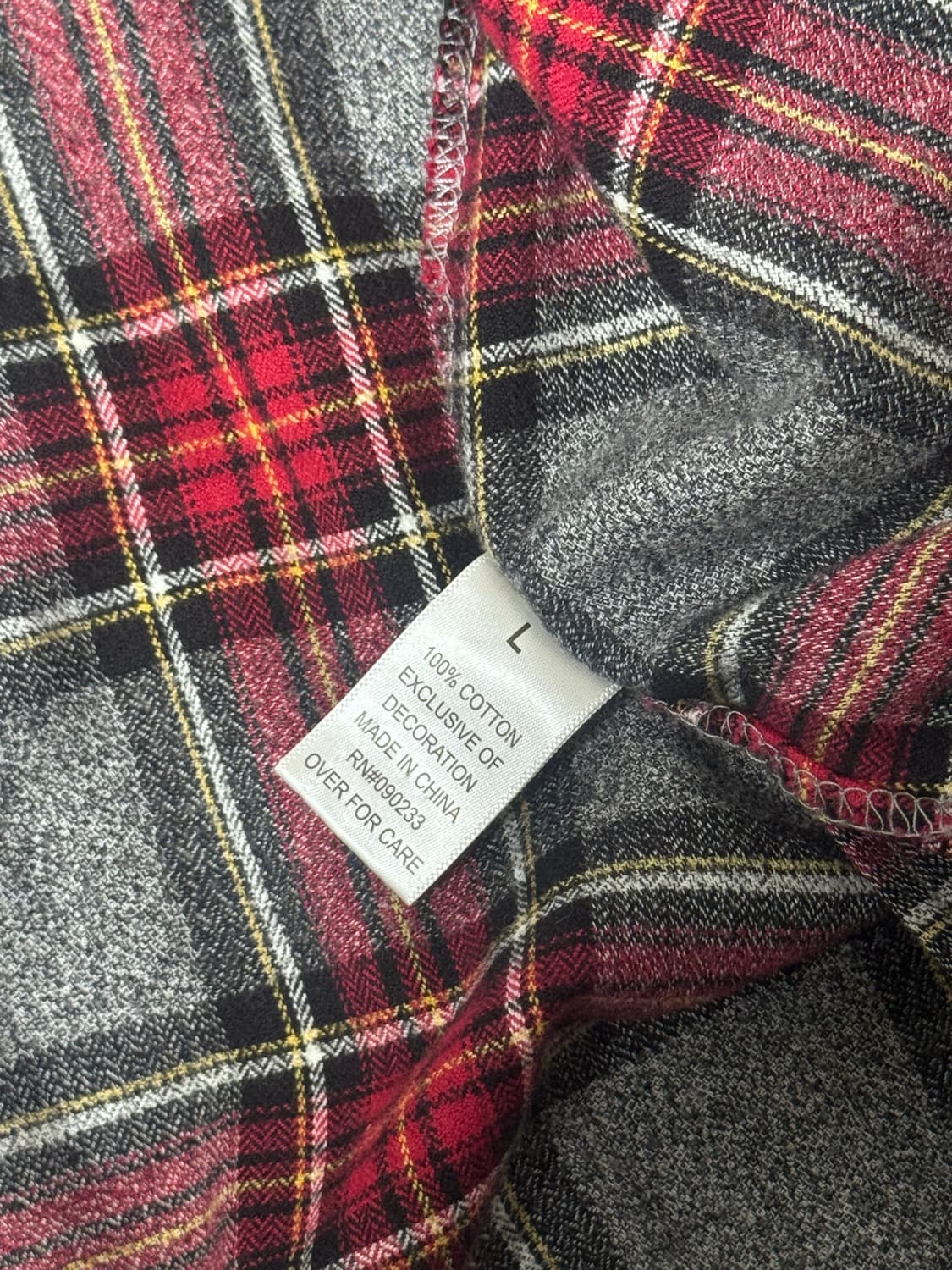 Fear of god 플란넬 셔츠 L 상품이미지3