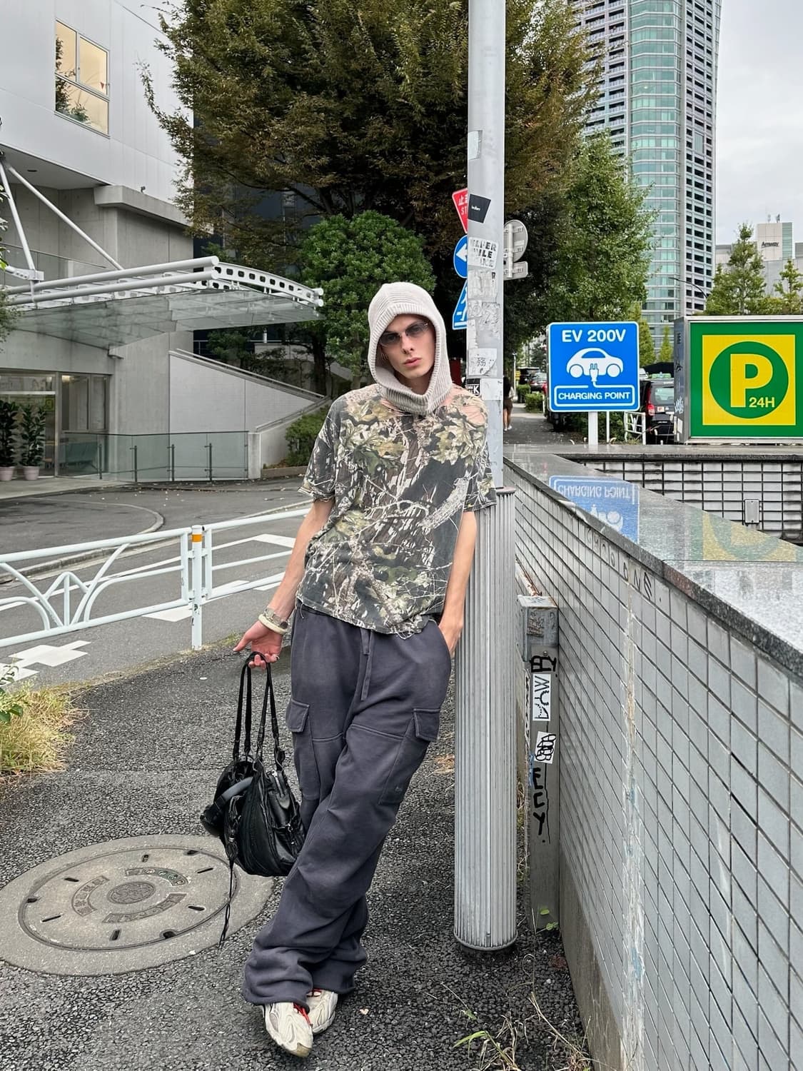 HIDE IN HILLS 카고 트레이닝 바지 XL 상품이미지5