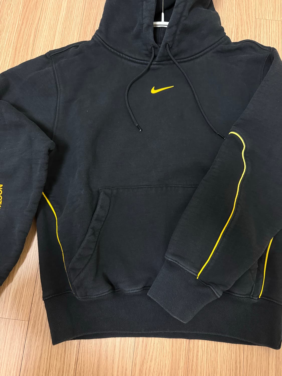 나이키 x 드레이크 녹타 에센셜 후드 블랙 - 아시아 상품이미지3