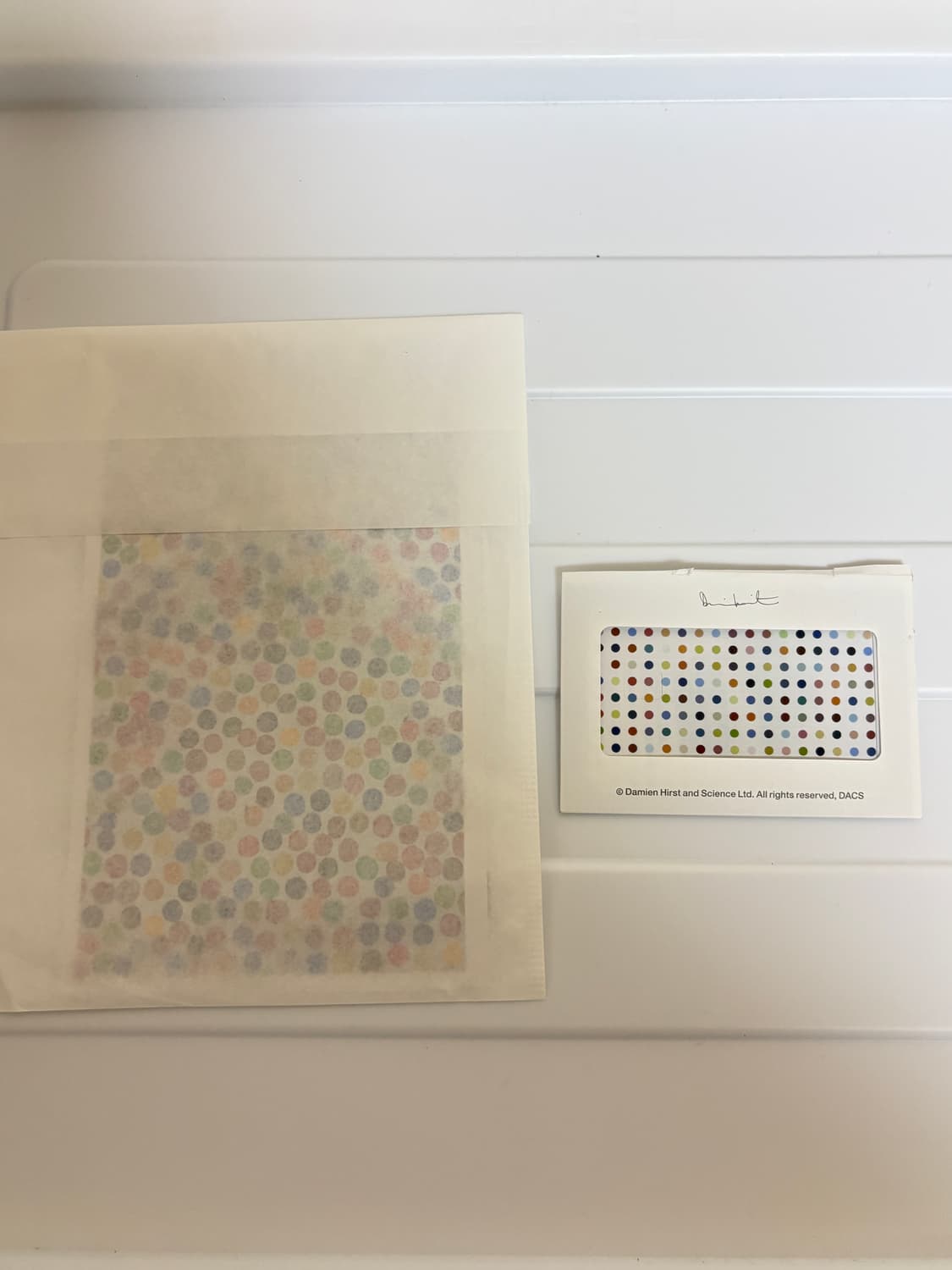 [당일 배송] 데미안 허스트 전시회 엽서, 카드스티커 상품이미지1