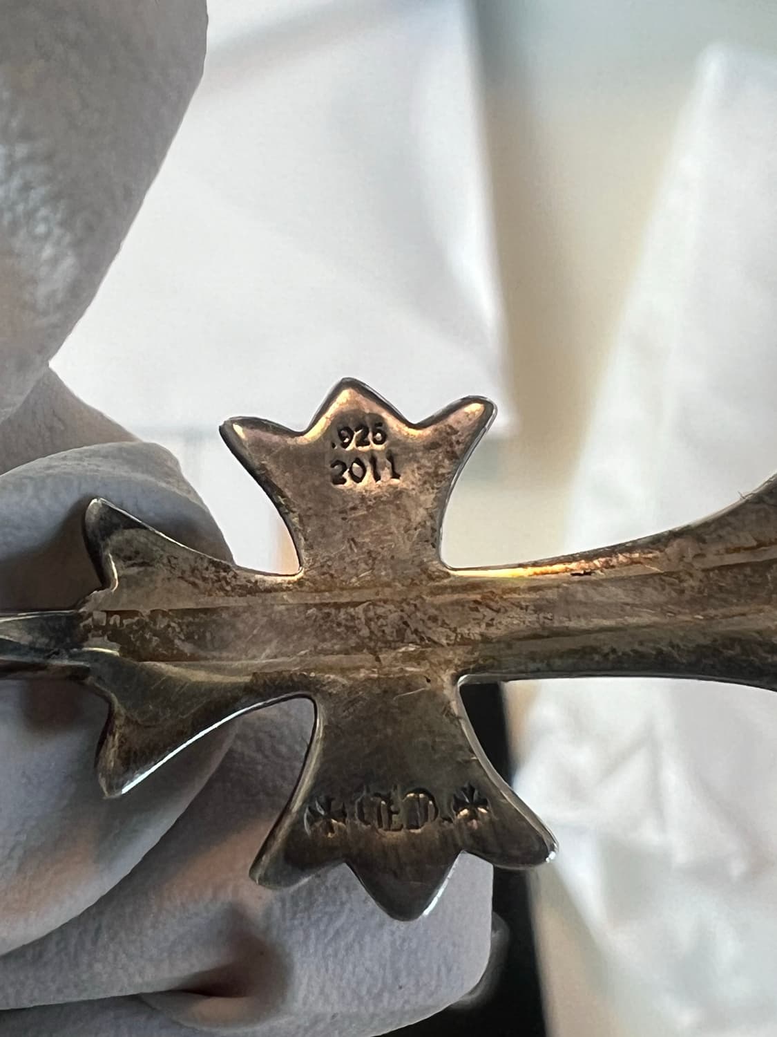 크롬하츠 스키니 타이니 크로스 뱅글 팔찌 상품이미지8