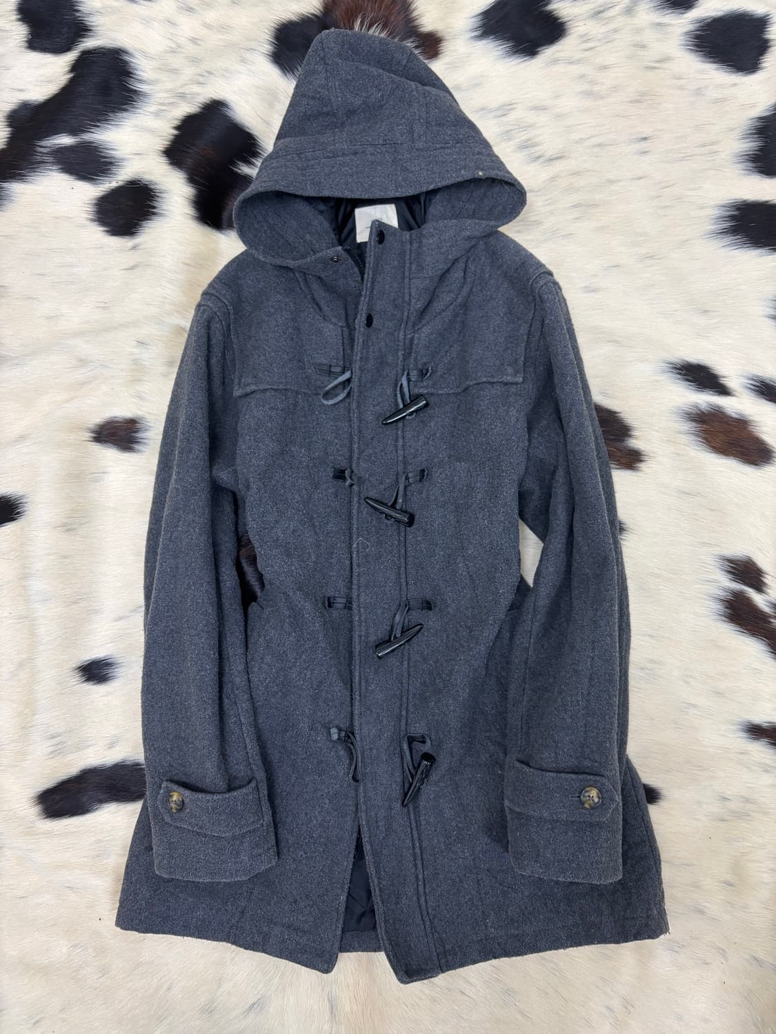 Minimal Grey Hoodie Coat 상품이미지4