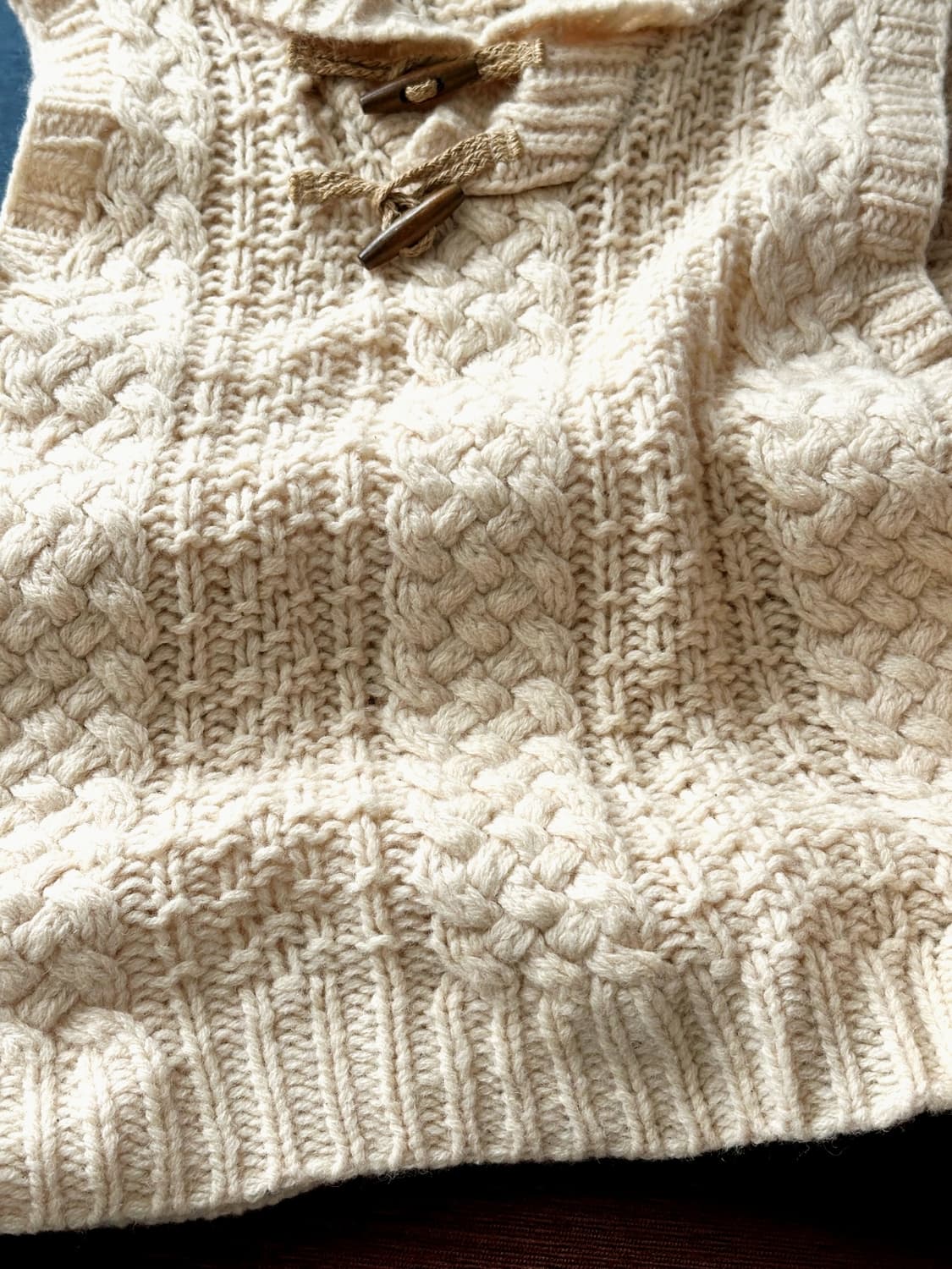 Low gauge loose woven knit vest 상품이미지3