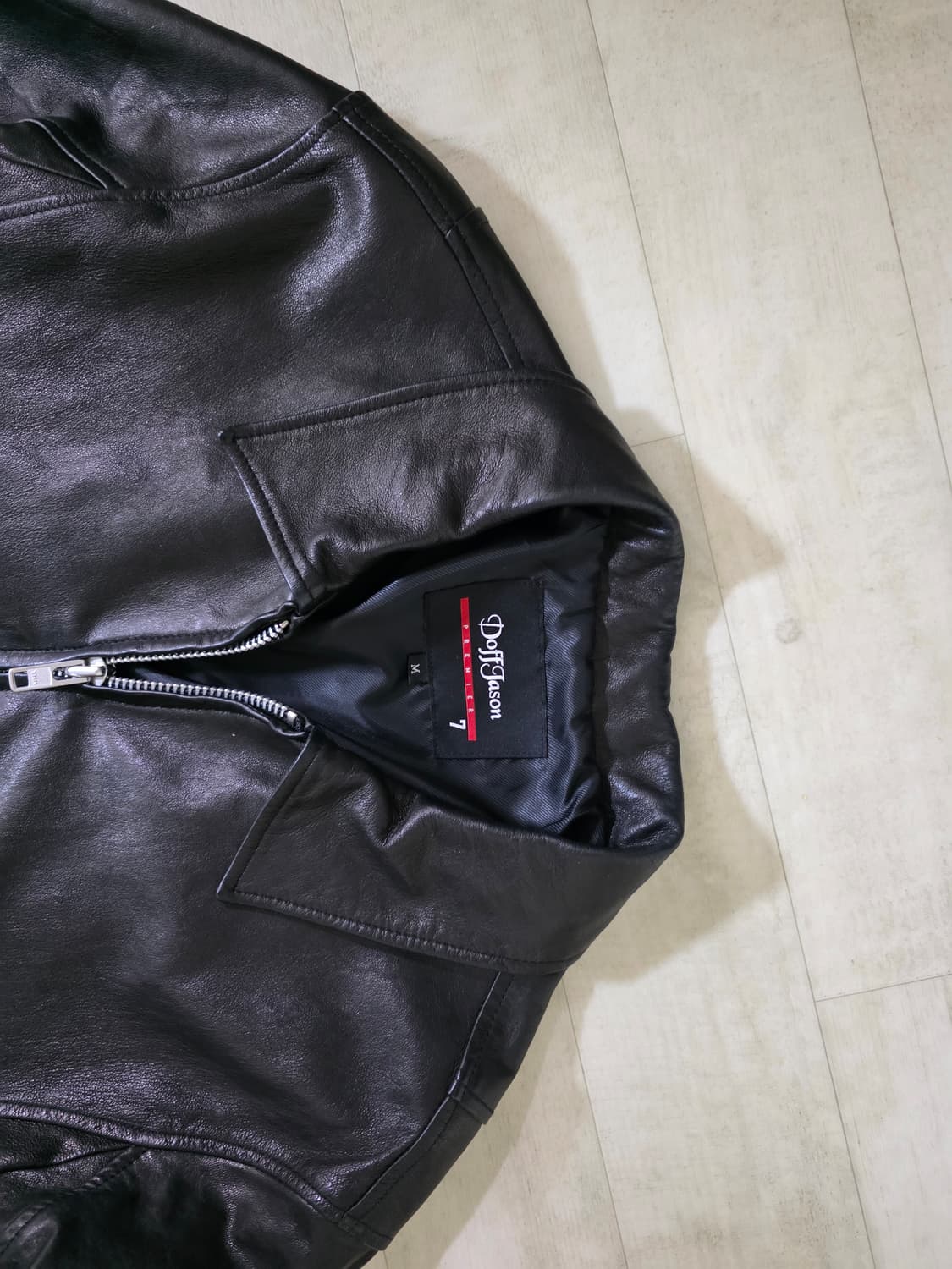 도프제이슨 a-2 프리미엄 베지터블 램스킨 레더 자켓 M 상품이미지2