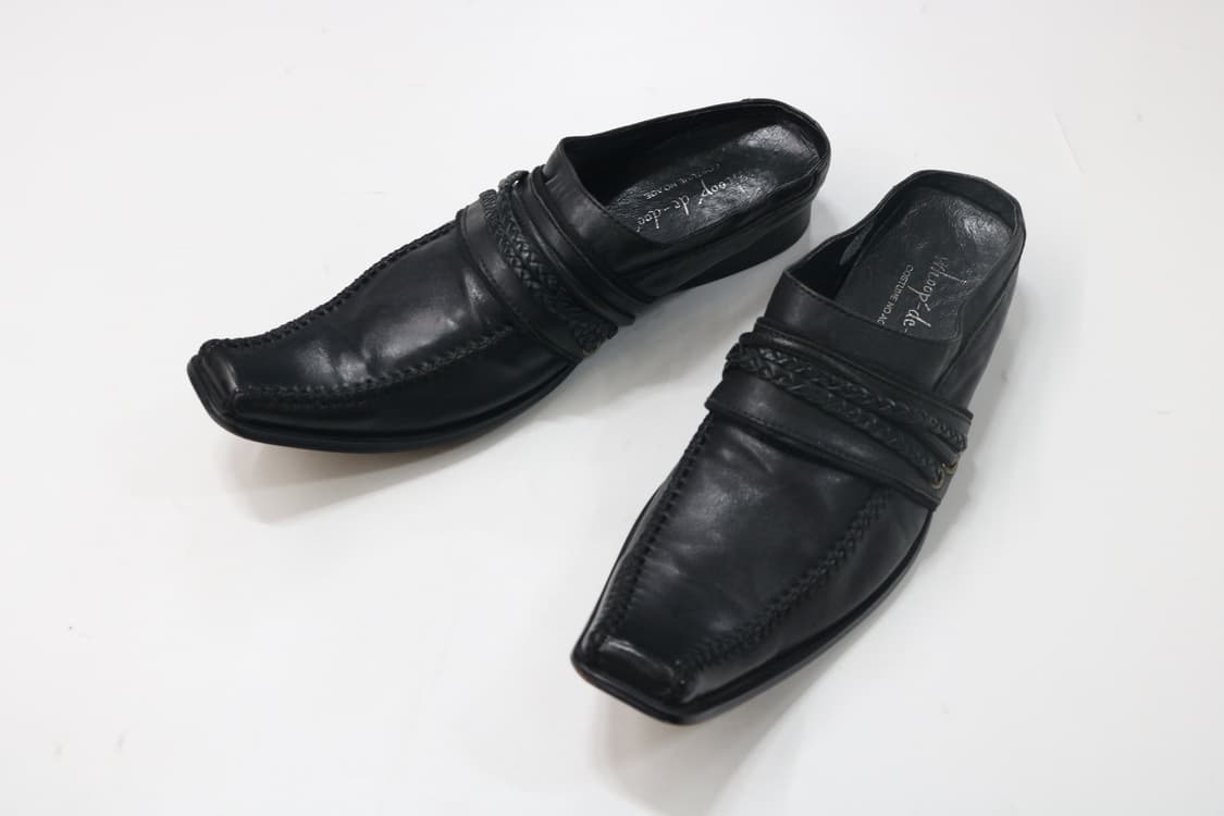 훕데두 스퀘어토 레더 뮬 상품이미지2