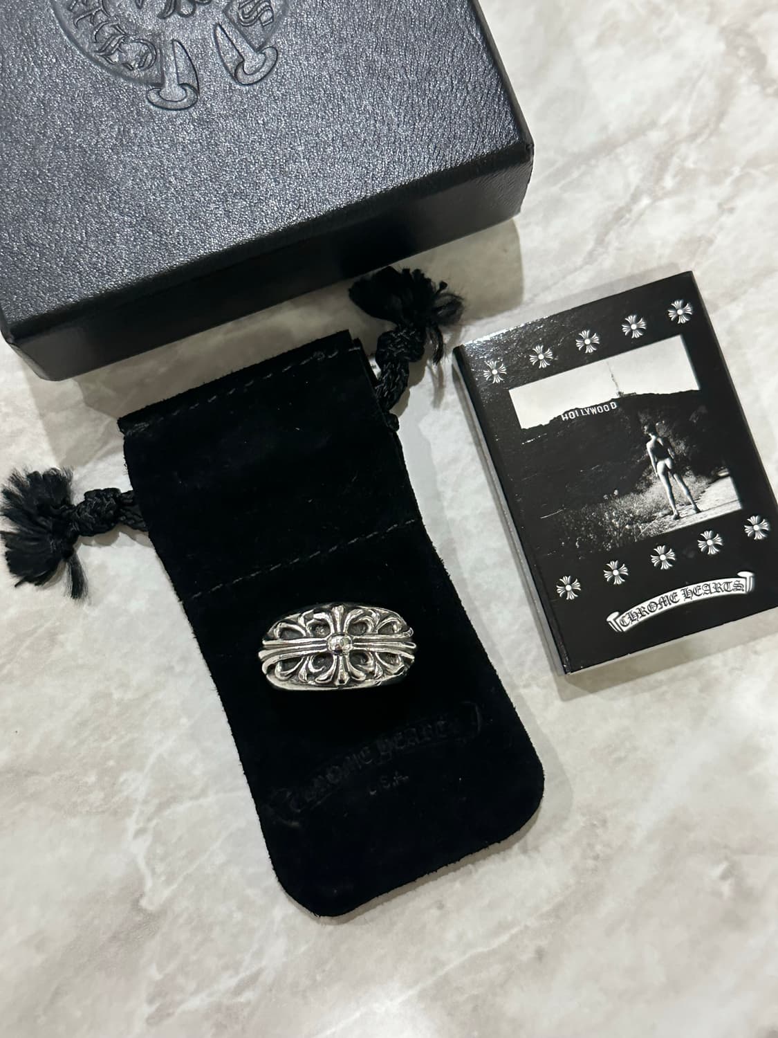 크롬하츠 플로랄 크로스링 (US9/국내18호) 상품이미지5