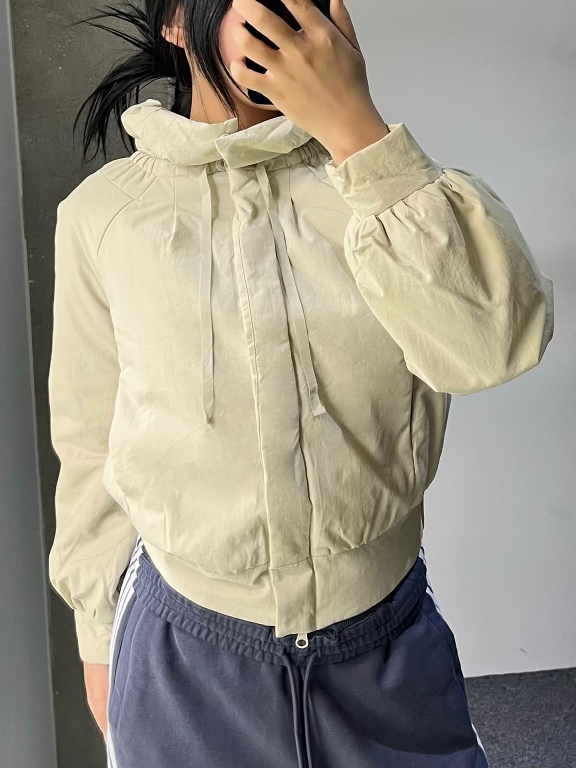 레이빔즈 셔링 카라 푸퍼 자켓 상품이미지2