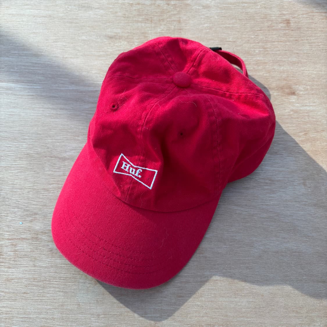 HUF Red Box Logo Cap 상품이미지1