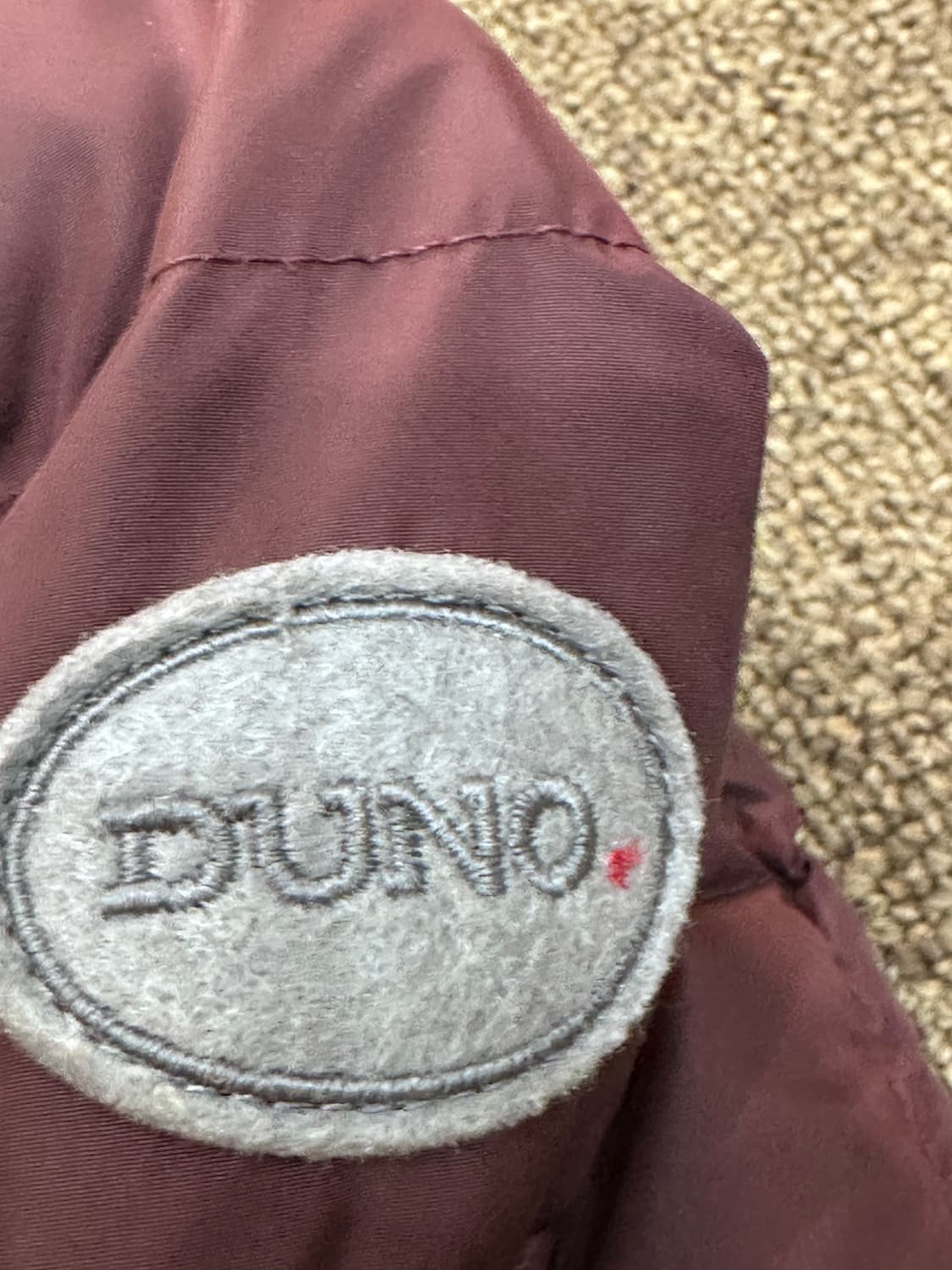 이태리 두노(DUNO) 버건디 롱패딩 상품이미지3