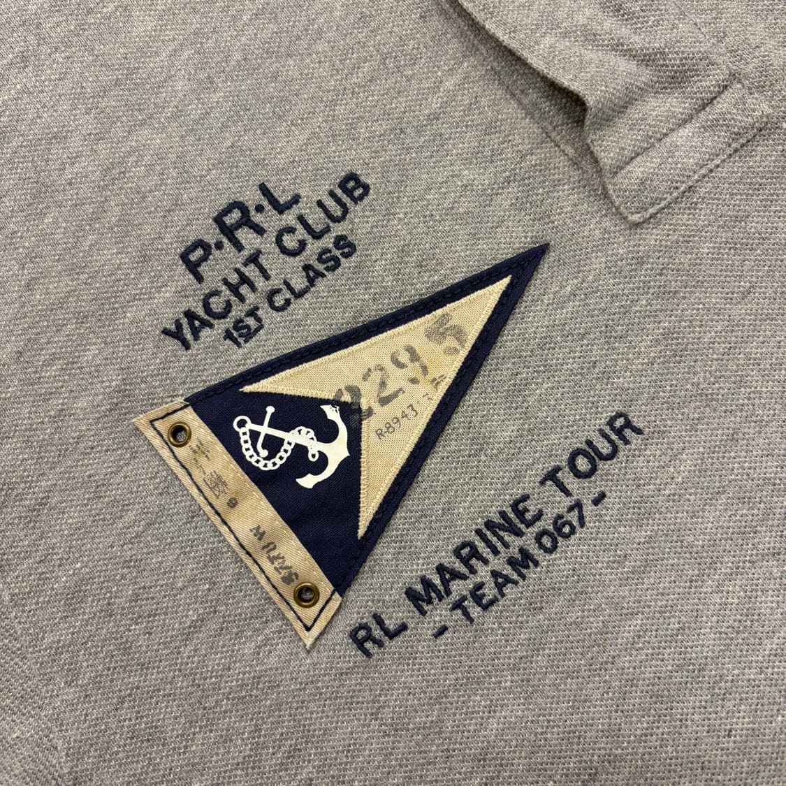 [S] 24s 폴로 랄프로렌 야차클럽 빅포니 반팔 카라티 그레이 C91 상품이미지4