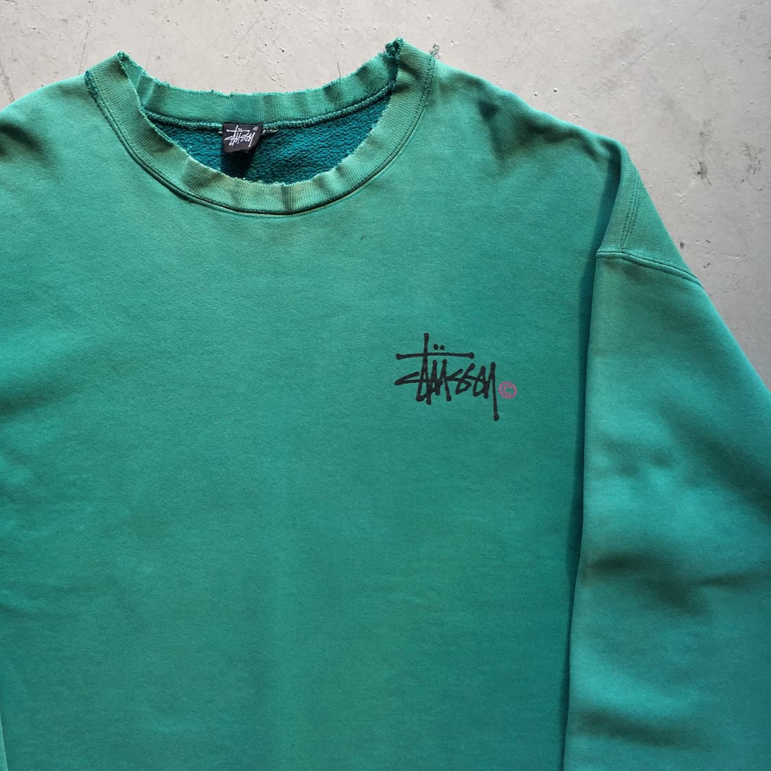 1980’s Made In USA Stussy Sweat Shirt 상품이미지2