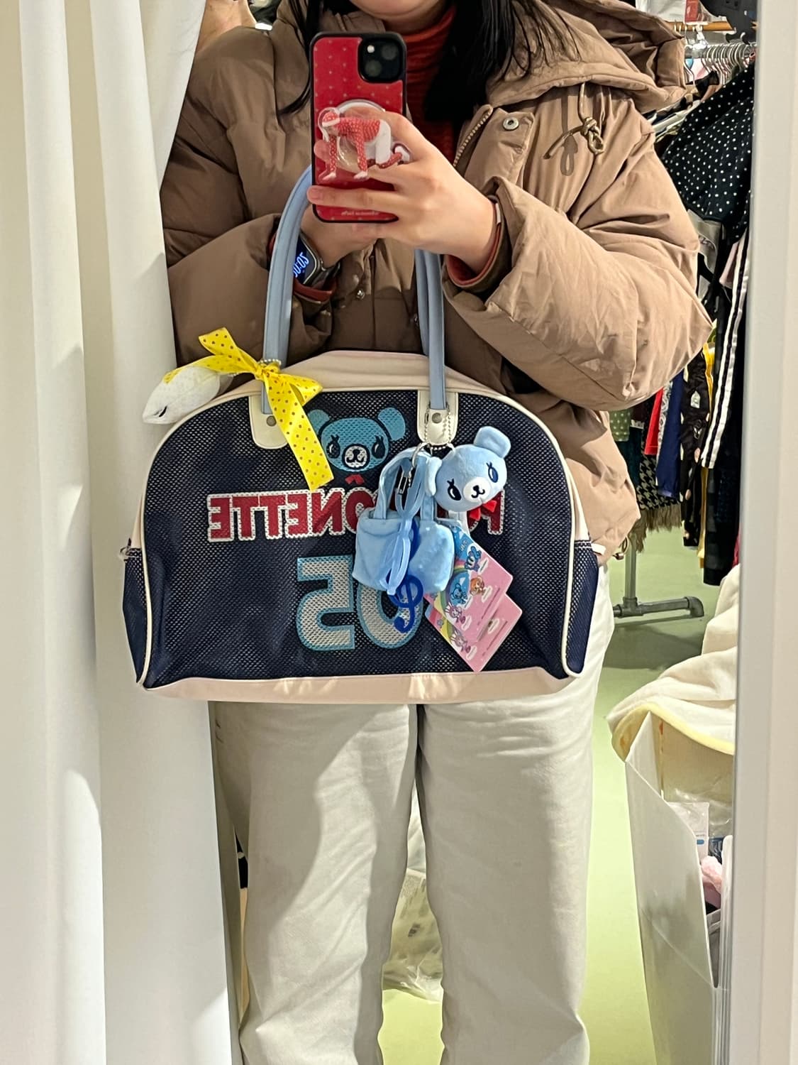 헤이세이 폼포넷 핸드백 🌀  상품이미지3