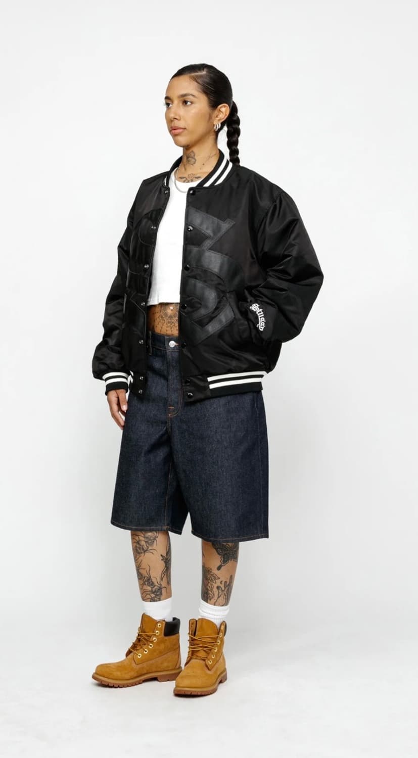 Stussy 데님 빅 올 쇼츠 로우 상품이미지3