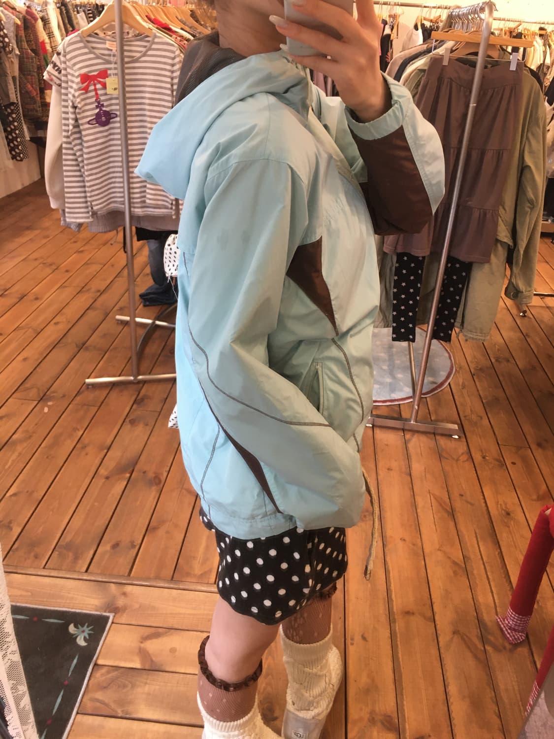 콜롬비아 민트 초코 바람막이  상품이미지4