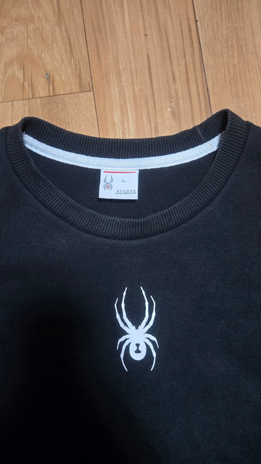 스파이더 블랙 맨투맨 티셔츠 L 상품이미지3