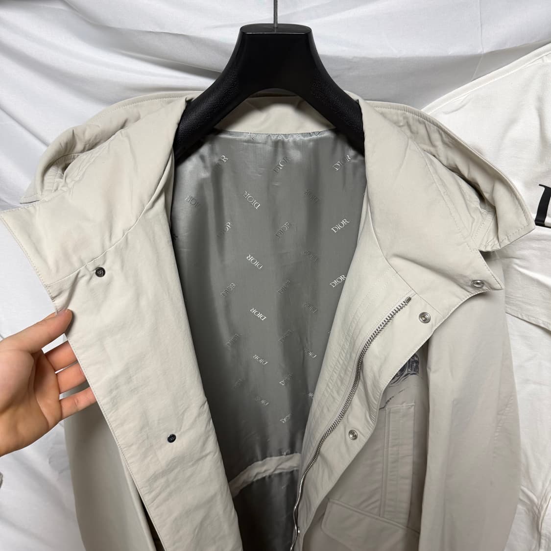 [미사용/54] 23FW 디올 테크니컬 코튼 오토만 파카 후드자켓 상품이미지6
