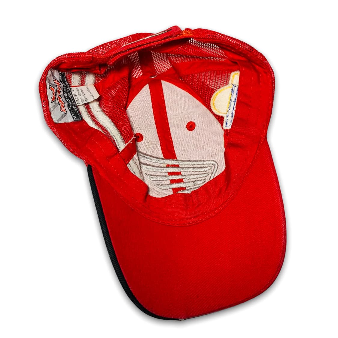 혼다 시그니처 빅로고 자수 레드 메쉬캡 상품이미지4