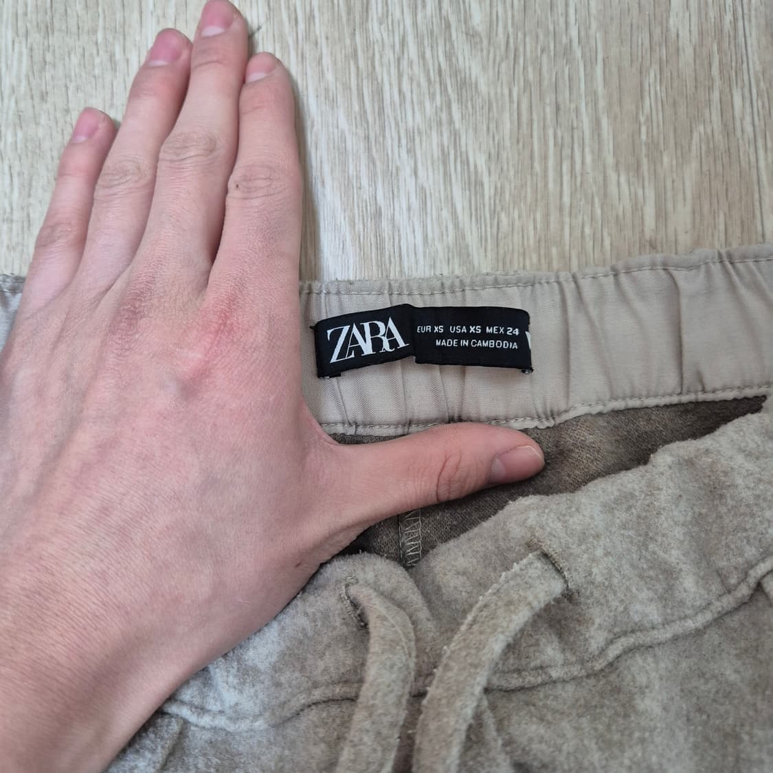 자라 미니멀 심 밴딩팬츠 XS(85) 상품이미지4