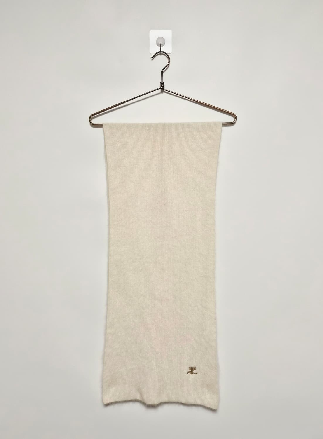 꾸레쥬 앙고라 아이보리 머플러 목도리 상품이미지5