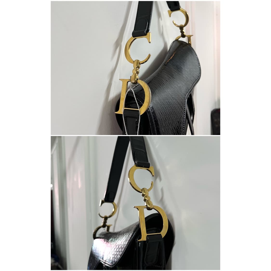 1990s DIOR Embossed Stingray Saddle Bag 상품이미지5