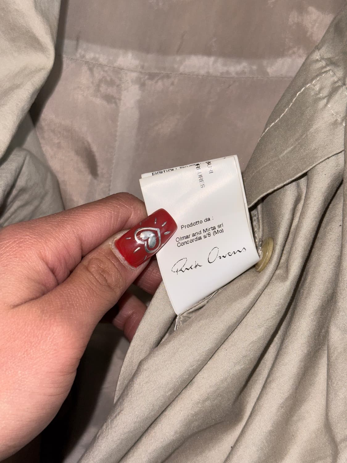 Rick Owens lamb skin high neck vest 상품이미지9