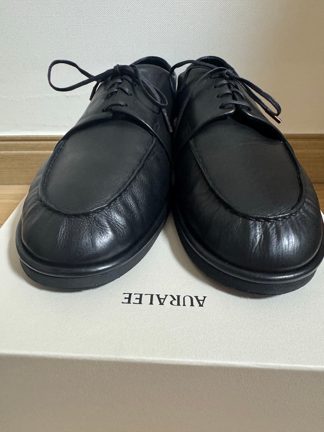 [mens9 / 270사이즈] 24FW 오라리 레더 슈즈 상품이미지2