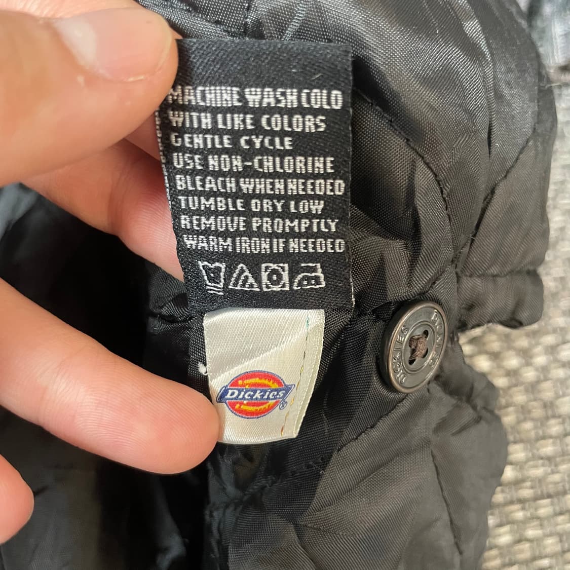 디키즈 체크 패턴 후드 워크 자켓 M 상품이미지6