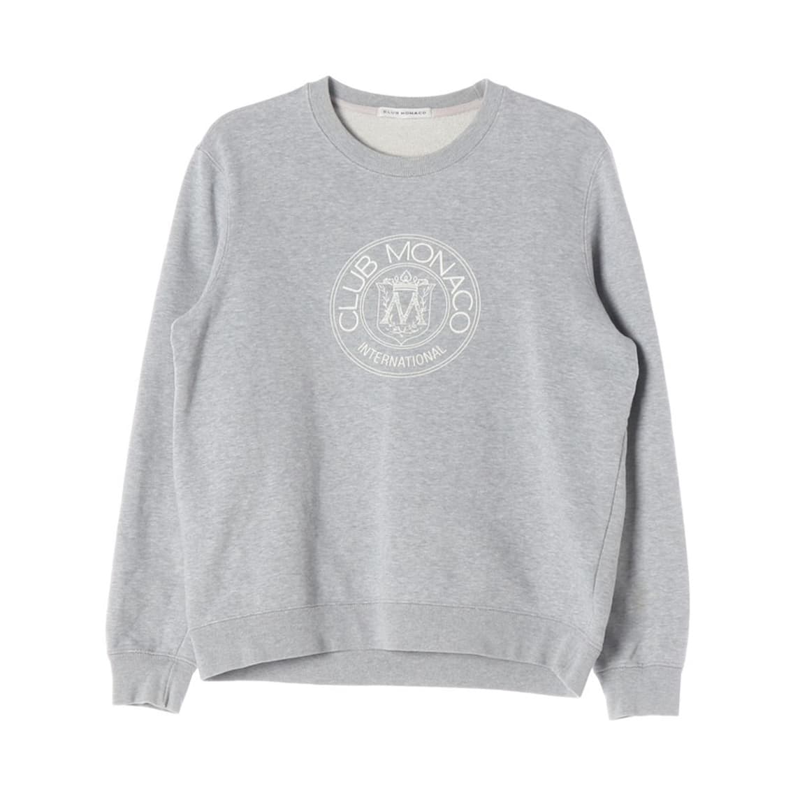 클럽모나코 헤리티지 크레스트 로고 스웨트셔츠 그레이 상품이미지1