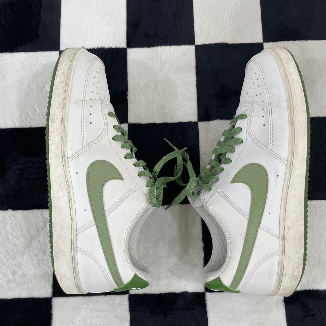 나이키 코트 비전 로우 화이트 그린 스니커즈 285mm 상품이미지6