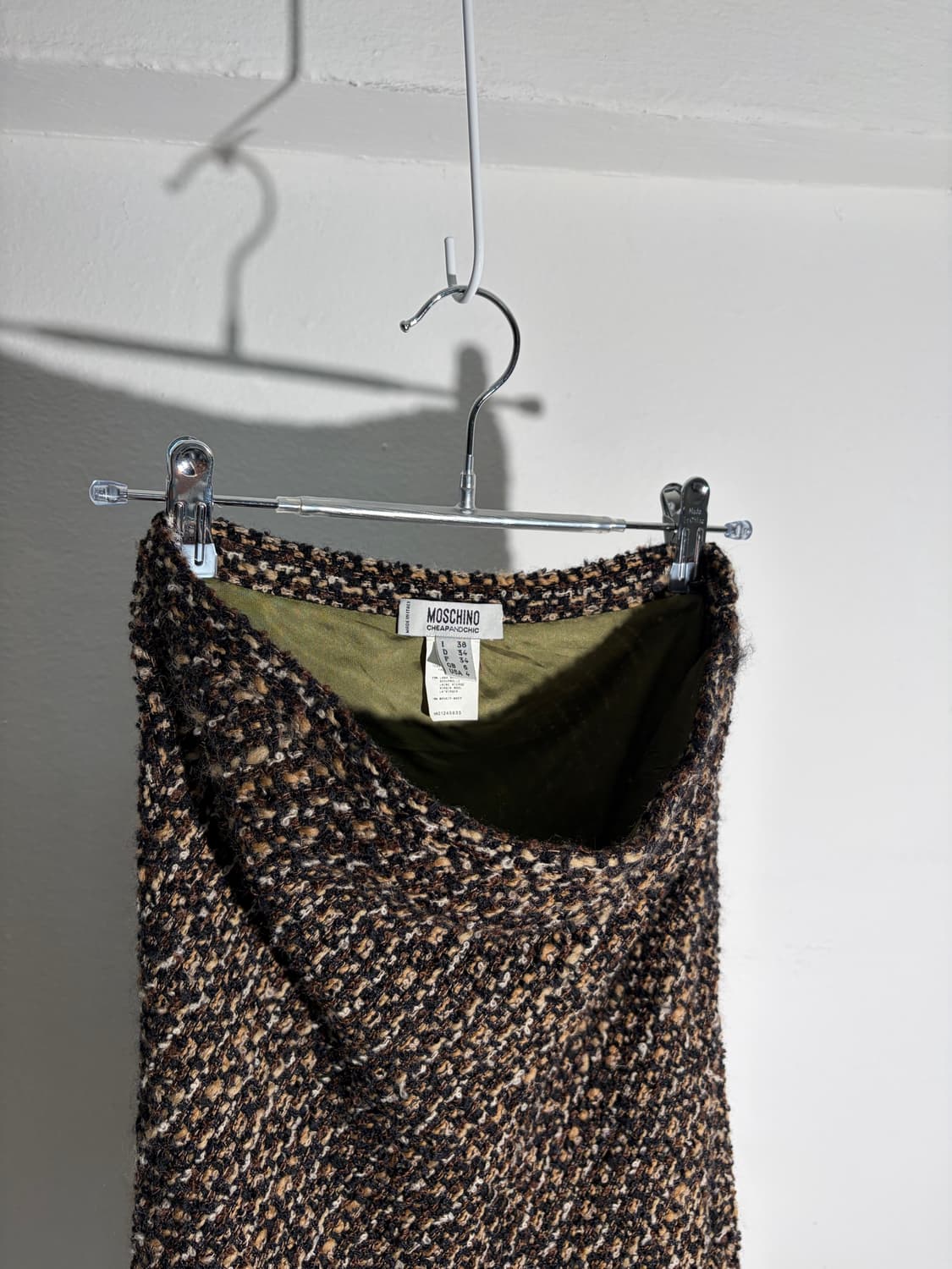 모스키노 퀼팅 & 트위드 스커트 상품이미지2