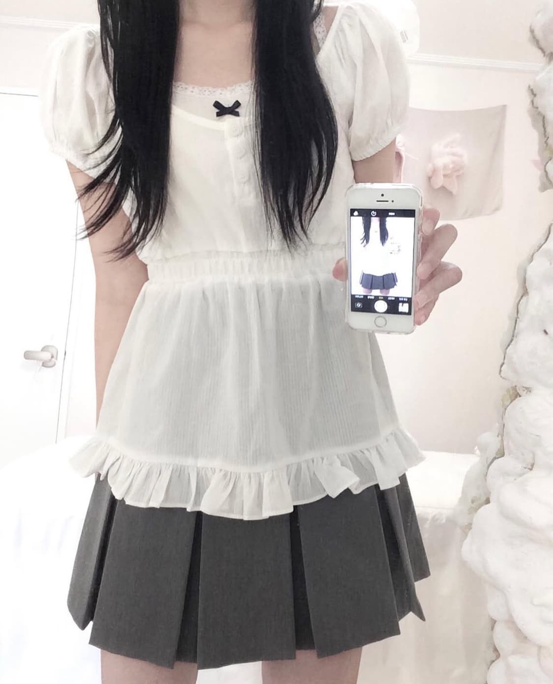 스너그 서냥님 하치블라우스 화이트 상품이미지3