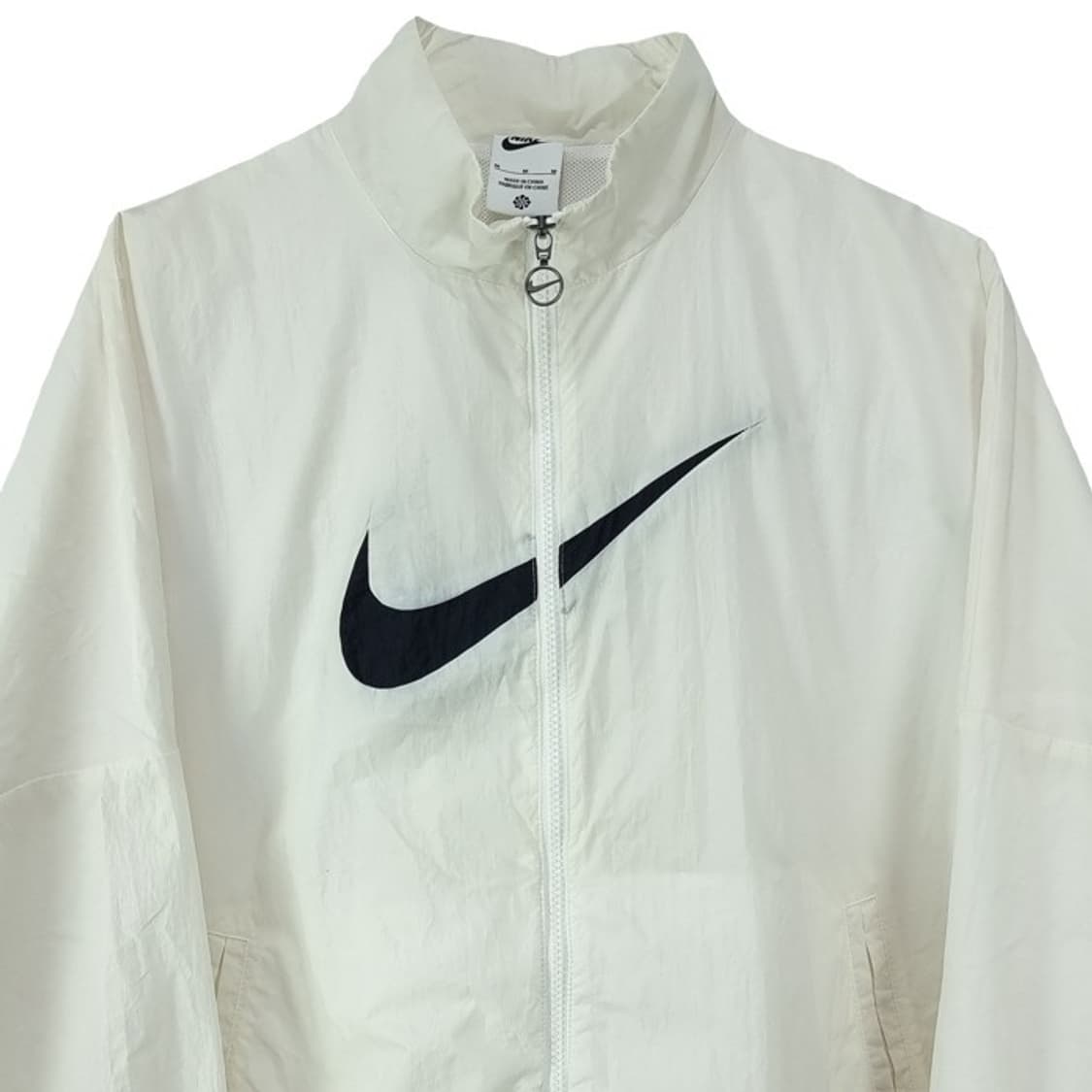 [나이키] 빅 스우시 오버사이즈 바람막이 자켓 아이보리 M18246 상품이미지4