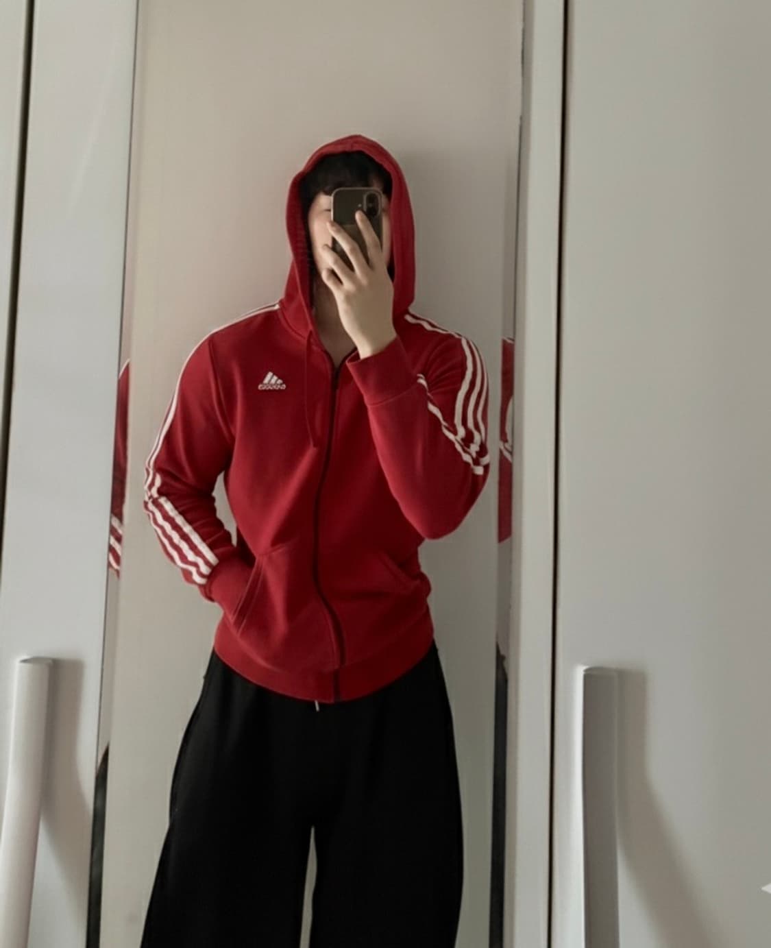 Adidas old school hoodie unisex s (L) 상품이미지1
